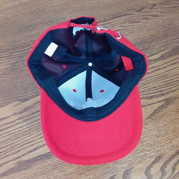 Captain Morgan Spiced Rum Hat Cap Strapback Mens Red Adjustable Logo - Picture 6 of 10